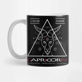 Capricorn Zodiac sign- astronomical sign - Horoscope Mug